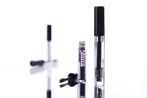 Flacone e pennello per mascara da 3 ml con tappo nero e scolapiatti - 12 pezzi-εικόνα_σύνθεση