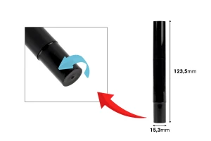 Leerer 5-ml-Stift mit Bürste zum Entfernen von Nagellack-bildabmessungen