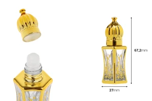 Arabic style perfume bottle 6 ml with roll on-image_dimensions