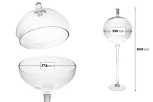 Large decoration and storage candy buffet jar-εικόνα_διαστάσεις