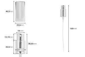 Vaporisateur en aluminium 18/415 pour flacons de parfum-photo_dimensions