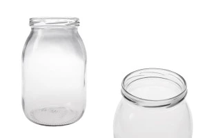 Κλασικό γυάλινο βάζο 1000 ml - 18 τμχ-εικόνα_προϊοντική