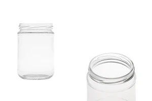 Kavanoz qelqi cilindrik 588 ml për mjaltë-imazh_produkt