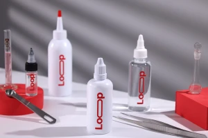 PET-Flasche 100ml mit Einhorndeckel für E-Liquid - 50 Stücke-bildgruppe