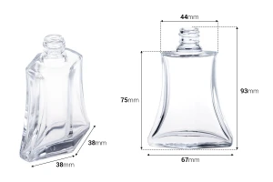 Flacon de parfum en verre de 50 ml (18/415)-2
