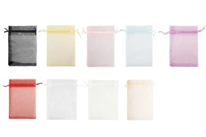 Qese organze 100x150 mm në ngjyra të ndryshme - 100 copë      -εικόνα_προϊοντική