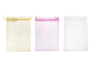 Pochette en organza 150x230 mm, plusieurs coloris - 100 pièces-photo_produit