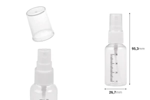 Μπουκαλάκια πλαστικά 35 ml με σπρέι για άρωμα - 12 τμχ-εικόνα_διαστάσεις