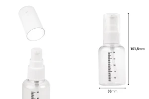50ml plastic cream dispenser bottle - available in a package with 24 pcs-image_dimensions