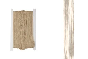 Treccia decorativa in  nel colore dello spago, con una larghezza di 15 mm (10 metri al pezzo).-εικόνα_προϊοντική