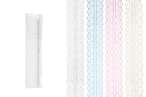 Pizzo in poliestere doppia larghezza 30 mm - 10 metri al pezzo-immagine_prodotto