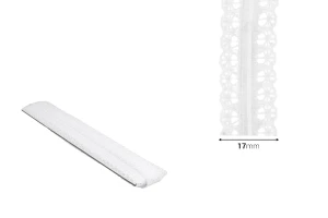 Dentelle en polyester d'une largeur de 17 mm - 10 mètres par pièce-photo_dimensions
