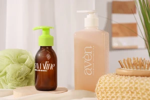 Μπουκάλι πλαστικό 500 ml τετράγωνο με λευκή αντλία 28/410 για αντισηπτικό, προϊόντα καθαρισμού και περιποίησης-εικόνα_σύνθεση