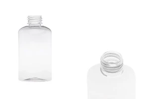 PET-Flasche 100 ml transparent (24/410) - 12 Stück-produktbild