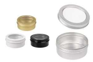 Aluminiumdose 150ml mit Deckelfenster - 12 Stck-produktbild