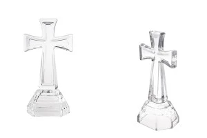 Σταυρός γυάλινος, διακοσμητικός 21 cm-εικόνα_προϊοντική