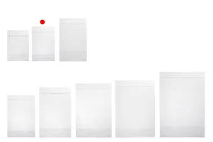 Σακουλάκια τύπου Doy Pack 100x30x150 mm διάφανα με κλείσιμο zip και δυνατότητα σφράγισης με θερμοκόλληση - 100 τμχ-εικόνα_σύνθεση