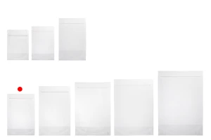 Σακουλάκια τύπου Doy Pack 120x40x200 mm διάφανα με κλείσιμο zip και δυνατότητα σφράγισης με θερμοκόλληση - 100 τμχ-εικόνα_σύνθεση