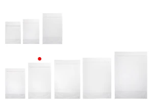 Σακουλάκια τύπου Doy Pack 140x40x220 mm διάφανα με κλείσιμο zip και δυνατότητα σφράγισης με θερμοκόλληση - 100 τμχ-εικόνα_σύνθεση