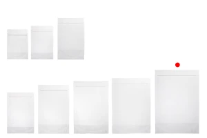 Σακουλάκια τύπου Doy Pack 200x50x295 mm διάφανα με κλείσιμο zip και δυνατότητα σφράγισης με θερμοκόλληση - 100 τμχ-εικόνα_σύνθεση