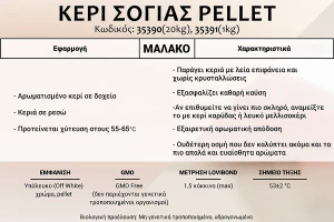 Φυτικό κερί σόγιας σε μορφή παστίλιας - κιβώτιο 20 κιλών (τιμή κιλού 6,90€)-3
