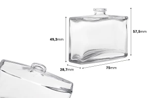 Μπουκάλι αρωμάτων 30 ml γυάλινο crimp 15 mm-εικόνα_διαστάσεις