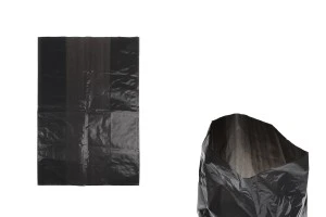 Qese plastike mbeturinash 37x56 cm me rezistencë të lartë në ngjyrë të zezë - 10 copë-imazh_produkt
