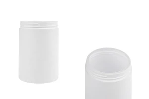 Petit pot blanc en plastique de 1000ml-photo_produit