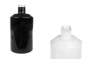 1000 ml glass bottle for perfumes in white or black with a tap holder *(choose the tap from the accompanying items)-1