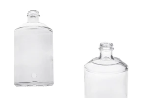 1000 ml clear glass bottle for perfumes with a tap holder *(choose the tap from the accompanying items)-1