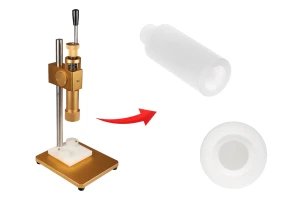 Strumento per posizionare gli anelli spray nelle bottiglie di profumo con chiusura a crimpare-gruppo_immagini