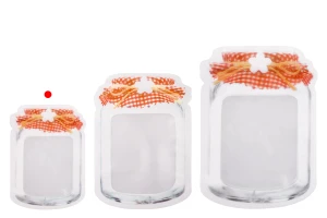 Σακουλάκια τύπου Doy Pack σε σχήμα βάζου 105x30x154 mm με κλείσιμο "zip" - 50 τμχ-εικόνα_σύνθεση