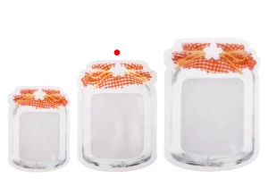 Σακουλάκια τύπου Doy Pack σε σχήμα βάζου 135x35x195 mm με κλείσιμο ''zip'' - 50 τμχ-εικόνα_σύνθεση