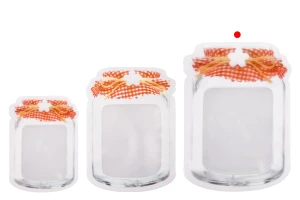 Σακουλάκια τύπου Doy Pack σε σχήμα βάζου 165x43x243 mm με κλείσιμο "zip" - 50 τμχ-εικόνα_σύνθεση