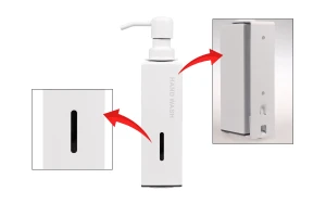 Wall-mounted liquid soap dispenser 230 ml in white-image_group