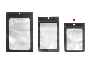 Sachets en aluminium avec fermeture « zip » 100x145 mm, avec face avant transparente et possibilité de fermeture par thermoscellage - 100 pièces-5