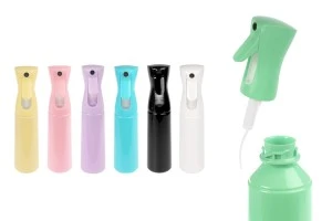 300 ml spray bottle, plastic refillable in various colors-image_product