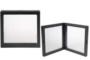 Scatola espositiva in plastica 137x20x137 mm con pellicola - 10 pezzi-1