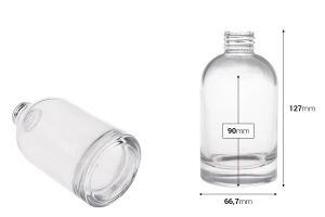 Γυάλινο μπουκάλι 200 ml (PP 28) κυλινδρικό για αρωματικό χώρου-2
