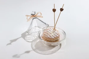 Bocal à bonbons décoratif en verre avec couvercle - 125x125 mm-photo_groupe