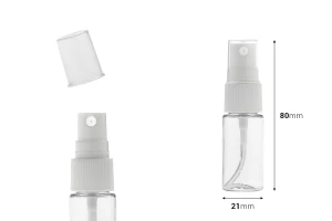 10ml PET spray bottle for slightly fatty solutions in a package with 12 pieces.-2