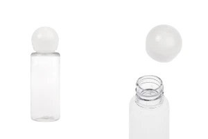 Μπουκαλάκι για σαμπουάν 20 ml πλαστικό με καπάκι - Συσκευασία 50 τμχ-εικόνα_προϊοντική