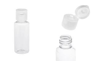 Μπουκαλάκι για σαμπουάν 30 ml πλαστικό με καπάκι flip-top - 12 τμχ-1