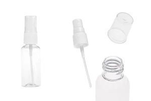 Bottiglia in PET da 30 ml con atomizzatore spray per sostanze oleose leggere in confezione da 12 pezzi-immagine_prodotto