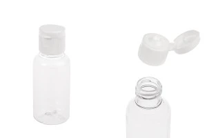 Μπουκαλάκι 35 ml πλαστικό με καπάκι flip-top - Συσκευασία 12 τμχ-εικόνα_προϊοντική