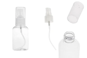 PET Μπουκάλι 50 ml με αντλία για κρέμα σε συσκευασία των 12 τεμαχίων-εικόνα_προϊοντική