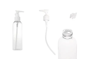 Μπουκάλι PET 180 ml με αντλία για σαμπουάν - 12 τμχ-εικόνα_προϊοντική