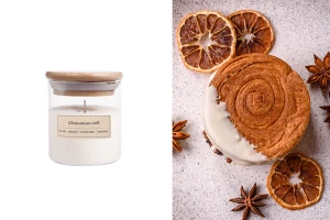 Cinnamon veil scented soy candle with cotton wick (110gr)-image_product