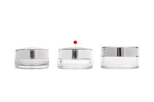 Acrylic jar 5 ml transparent with detail on the lid - 12 pcs-image_group