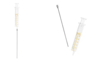 Γυάλινη σύριγγα 10 ml με μεταλλική βελόνα-1